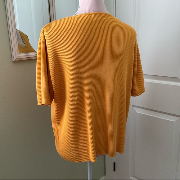 AVENUE, KNITTED ORANGE/ YELLOW SWEATER, SIZE 22/24 - Picture 3 of 9